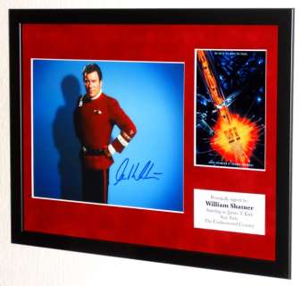 Star Trek: The Undiscovered Country - William Shatner (James T. Kirk) Premium Framed, signed, + Certificate of Authenticity | Catawiki