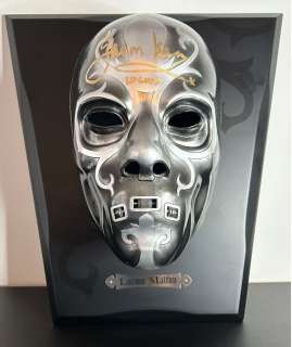 Harry Potter - Signed Jason Isaacs / Lucius Malfoy - Noble Collections, Death Eather Mask | Catawiki