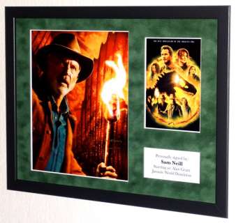 Jurassic World - Sam Neill (Dr. Alan Grant) Framed, signed + Certificate of Authenticity | Catawiki