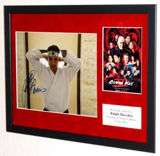 Cobra Kai - Ralph Macchio (Daniel LaRusso) Premium Framed, signed, + COA | Catawiki