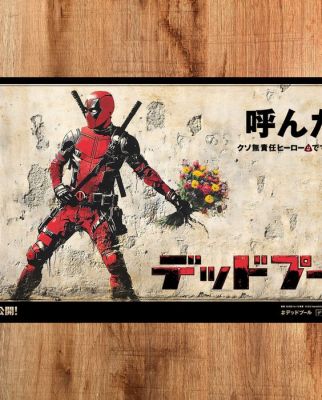 Kodo88 - Deadpool: Flower Bomb - A Banksy Tribute - Hand Signed | Catawiki