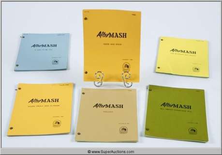 After MASH Television Scripts | Super Auctions