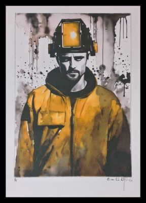 Breaking Bad - Jesse Pinkman - watercolor edition by Emma Wildfang - Large size | Catawiki