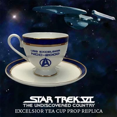 Star Trek | Excelsior Tea Cup Prop Replica | Factory Entertainment