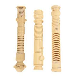 STAR WARS: THE PHANTOM MENACE (1999) - Lot 1337 - Production Made Unfinished Lightsabers for Qui-Gon Jinn, Obi-Wan Kenobi and Ki-Adi Mundi
