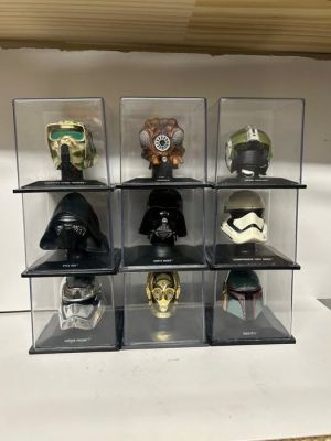 Star Wars - Lot of 9 - Helmets in vinyl cases - see images and description - Lucasfilm Ltd. | Catawiki