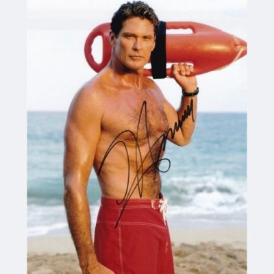 Baywatch - Signed by David Hasselhoff (Mitch) | Catawiki