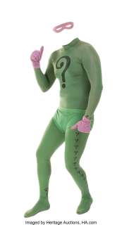 Frank Gorshin "Riddler" signature costume from Batman, the series....