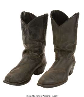 Gunnar Hanson "Leatherface" Boots from The Texas Chainsaw Massacre....