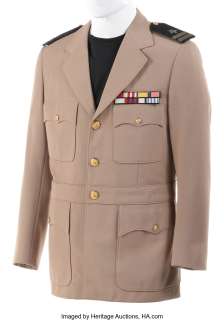 Jack Lord "Steve McGarrett" cream Officers Military jacket from Hawaii Five-0 Season 3, Episode 4: "Time and Memories".</...