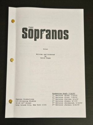 The Sopranos "Pilot Episode" - James Gandolfini, Lorraine Bracco, Edie Falco, Michael Imperioli, Tony Sirico, Steven Van Zandt - Chase Films