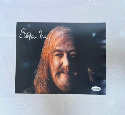 The Hobbit Battle of the Five Armies - Signed 8x10 Photo - Stephen Fry as Master of Laketown - JSA Certified COA