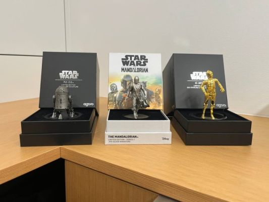 Star Wars - Agoro / New Zealand Mint - Lot of 3 - Silver, Total weight: 450 gr - The Mandalorian, C-3PO & R2-D2 | Catawiki