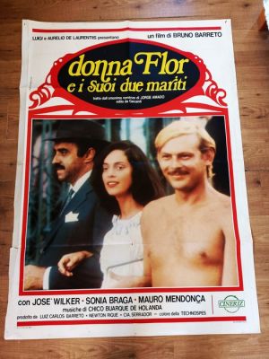 JOSE’ WILKER - Dona Flor e Seus Dois Maridos - Donna Flor e i suoi due mariti – Manifesto originale italiano 140 x 100 cm (1978) | Catawiki