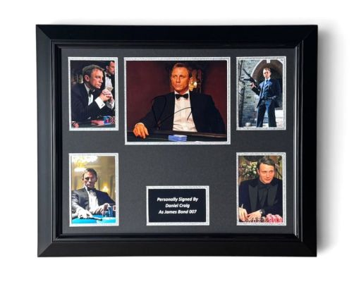 James Bond 007: Casino Royale - Daniel Craig Signed Framed Display - No Rp Price ! | Catawiki
