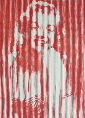 Gerke Rienks - Marilyn Monroe, Handpainted | Catawiki
