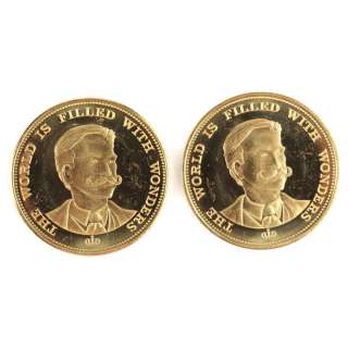 OZ THE GREAT AND POWERFUL (2013) - Lot 569 - Pair of Emerald City Gold Coins