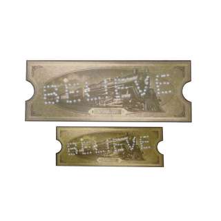 THE POLAR EXPRESS (2004) - Lot 1115 - Two ‘‘Believe‘‘ Tickets