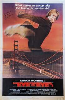 Lot #49 - Signed “An Eye For An Eye” Original Film Poster  