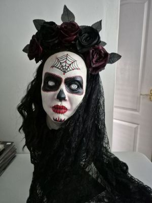 Full Size Horror Bust Day Of The Dead Bust Horror Props | eBay Europe (Buy It Now)