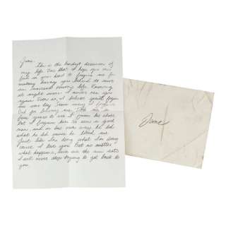 FEAR THE WALKING DEAD (2015-2023) - Lot #253: John Dorie‘s (Garret Dillahunt) Letter to June Dorie Through Rabbi