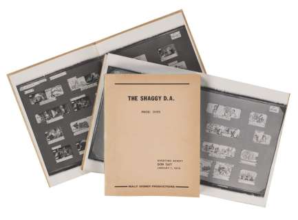 An Original Script and Storyboards from The Shaggy D.A. | Van Eaton Galleries