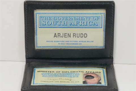 Lot 217 - Lethal Weapon 2 Joss Ackland "Arjen Rudd" Prop Wallet