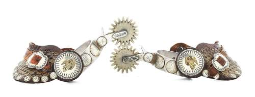 SCREEN WORN CROCKETT SPURS FROM "CRY MACHO" | misc / divers