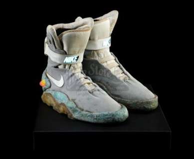 Back To the Future Part II (1989) | Marty McFly’s (Michael J. Fox) Light-Up 2015 Nike Shoes | Propstore