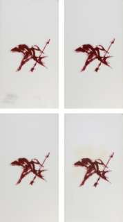 Mockingjay graffiti on (4) panels from The Hunger Games: Catching Fire. | Profiles in History