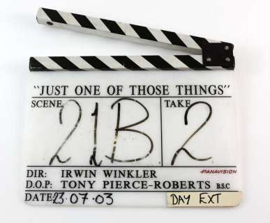 De-Lovely (2004) Original production used clapperboard with working title ’Just One of Those… | Ewbank’s