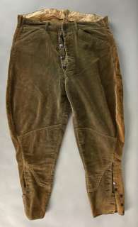 1939 Dodge City Errol Flynn Corduroy Riding Pants | misc / divers