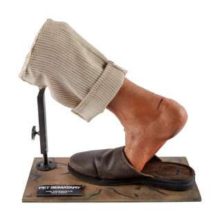 Lot 1150 - PET SEMATARY: FRED GWYNNE "JUD CRANDALL" CUT ANKLE DISPLAY (WITH DVD)