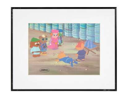 Muppet Babies - Lot #66 - "The Adventures of Kermo Polo" Framed Animation Cel (B)