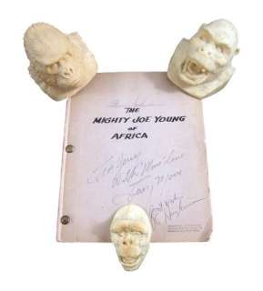 Mighty Joe Young (1949) Original Production Script With Notes & Drawings Signed By Ray Harryhausen/B | Premiere Props