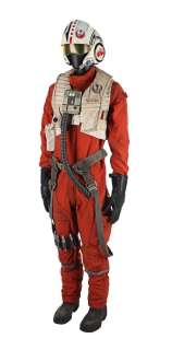 STAR WARS: THE FORCE AWAKENS (2015) - Lot #394 : Resistance X-Wing Pilot Costume and Helmet