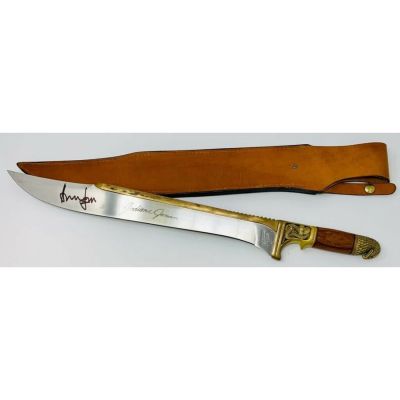 Harrison Ford Indiana Jones Autographed Machette Signed BAS Beckett Witnessed | Activity Auctions