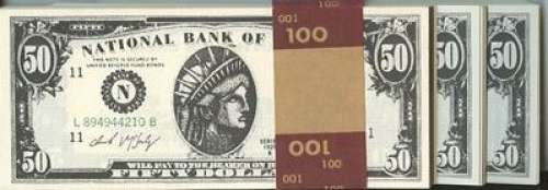 1 Bundle Of Screen Used Batman Forever Prop Bank Notes | Piece of the Past