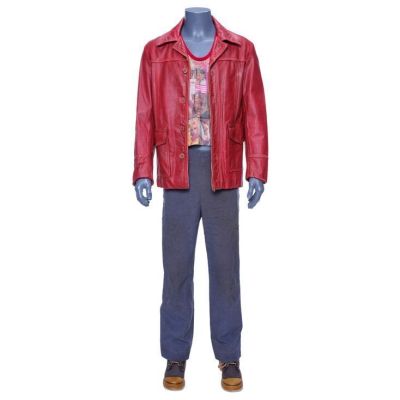 Fight Club (1999) | Lot 153 : Tyler Durden’s (Brad Pitt) Costume with Photo-Matched Red Leather Jacket | Propstore