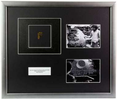 Star Wars: Return of the Jedi (1983) - A Piece of the Death Star II. The 3x2cm filigree fragment… | Ewbank’s