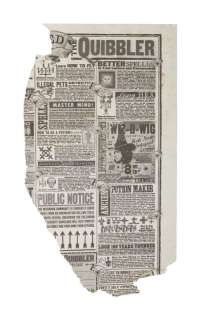 Harry Potter and the Deathly Hallows - Part 1 | Lovegood House Ambush Quibbler Page (B) | Julien’s