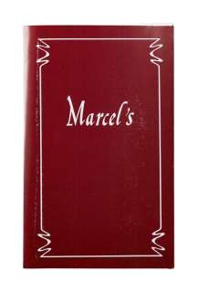 Lot 102 - Friends | Marcel‘s Restaurant Menu Prop Studio Made Reproduction (A)