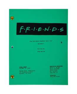 Friends | "The One with the Holiday Armadillo" Script Studio Made Reproduction (A) | Julien’s