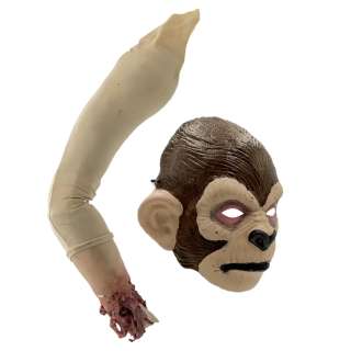 Lot ? - Dark Harvest Monkey Mask Boy’s Monkey Mask & Prosthetic Arm | VIP Fan Auctions
