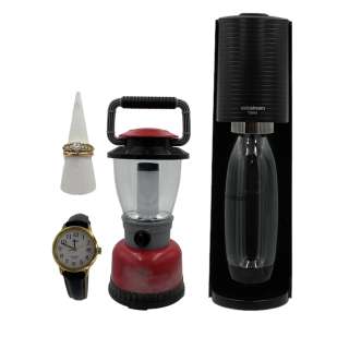 Lot ? - American Fiction Lorraine’s Myra Lucretia Taylor Watch, Ring, Soda Steamer & Lamp | VIP Fan Auctions