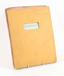 The Amazing Mr. Bluden - Original screenplay shooting script (corrected), dated March 1972, 120… | Ewbank’s