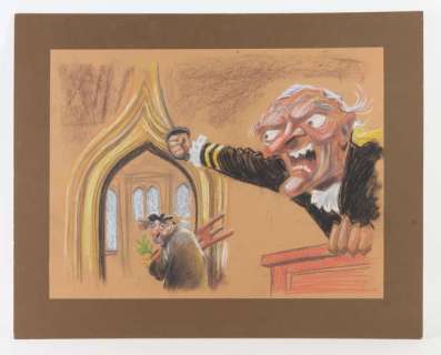 Spitting Image (1989) Three Pastel Sketches screen-used in series sevens political special A Lot of… | Ewbank’s