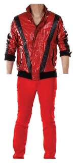 Lot 446 - "Artie" "Michael Jackson" red leather jacket and jeans.