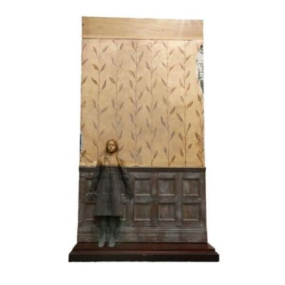 Addams Family Values (1993) | Screen-Matched Oversized Wall and Camouflaged Wednesday Addams Statue | Propstore