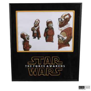 Star Wars: the Force Awakens | Star Wars: The Force Awakens (2015) – Framed Concept Artwork | HeroProp